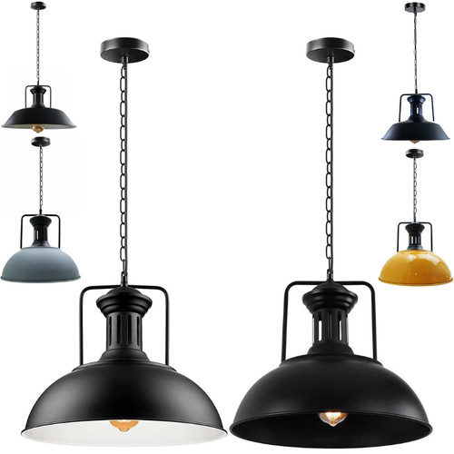 Industrial dome pendant light - dome,