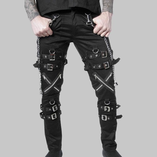 Goth pant dead - dead, buckles
