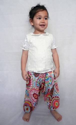 Girls boys harem pants baggy
