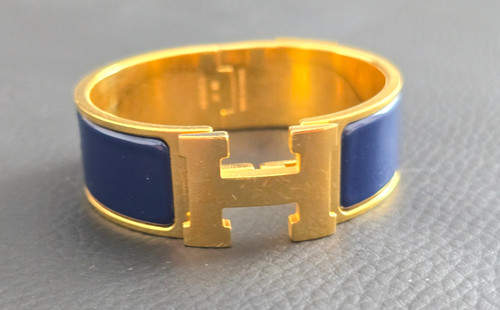 Genuine hermes clic blue - genuine,