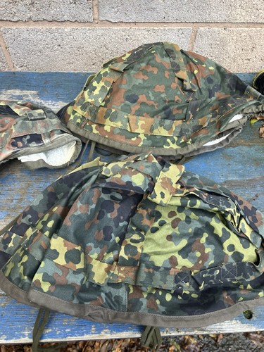 German army flecktarn helmet - army,