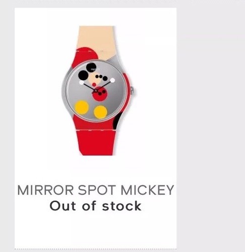 New swatch mickey spot - mickey,