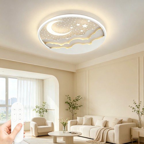 Round star moon led - round,