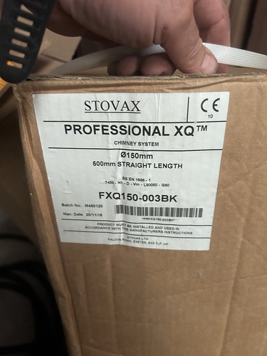 Stovax twin wall flue pipe - xq,