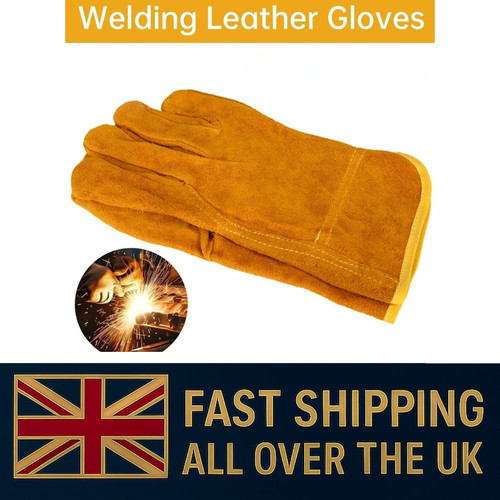 Pair welding leather gloves - 1,