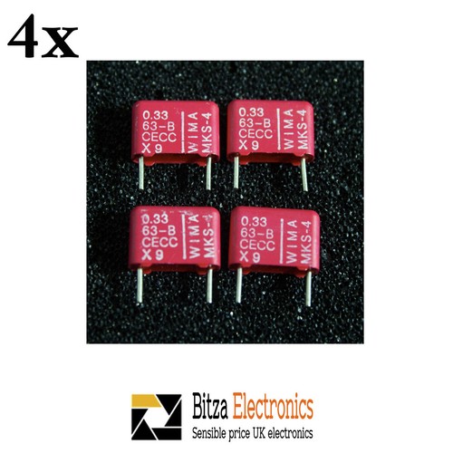 Wima 33uf 63v - 4x, metallized
