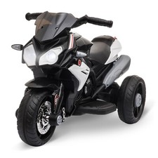 Kids Electric Pedal Motorcycle Ride-On Toy Battery Powered 6V 3-6 Years Black