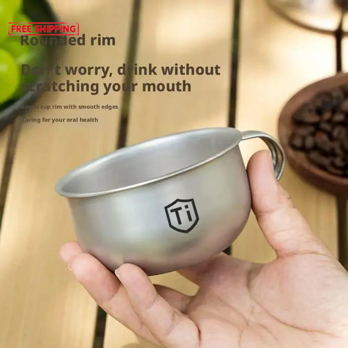 Titanium mug lightweight - titanium,