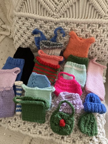 Knitted barbie doll - knitted,