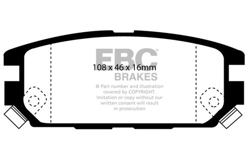 Ebc ultimax rear - brake, pads