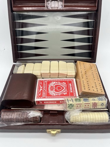 Cased games set backgammon - set,,