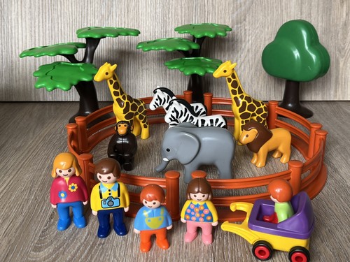 Playmobil 123 figures - &, zoo