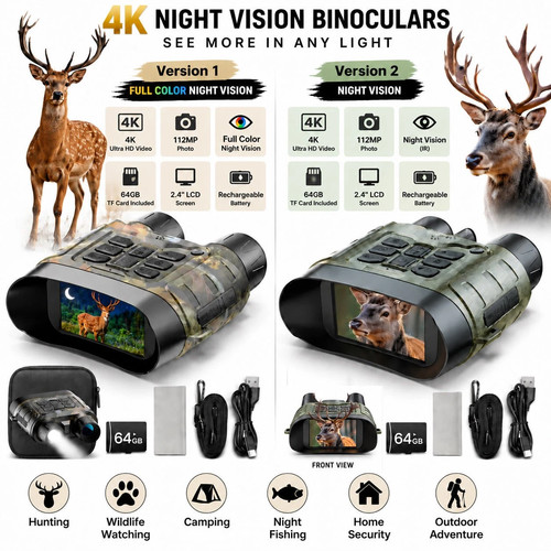 Color night vision - 4k,