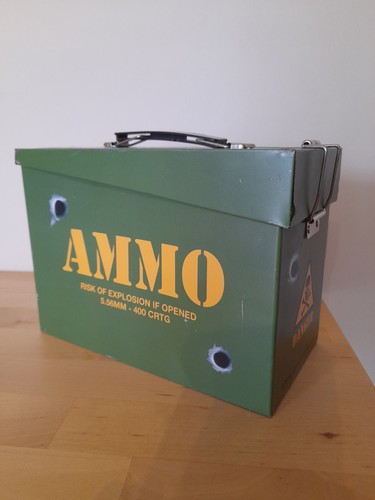 Ammo tin metal - tin,
