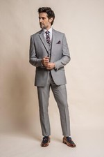 Cavani Men’s Grey Slim Fit
