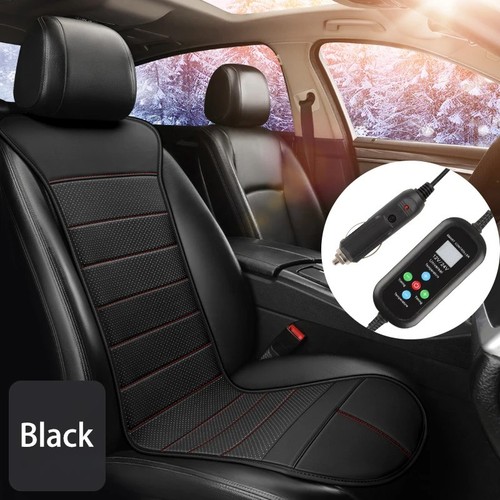 Car heated seat cover - seat, black