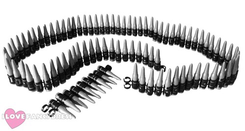 Silver bullet belt army - silver,