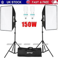 2 X 150W Softbox Lighting Kit