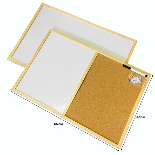 Cork pin notice board combo - notice,