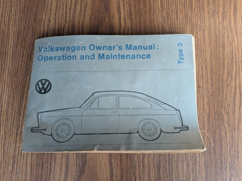 1973 type owners - 1973, manual
