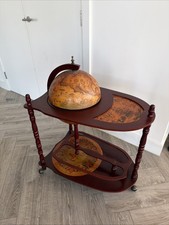 Vintage Globe Bar Cart Liquor