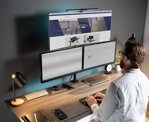 Triple monitor stand - monitor,