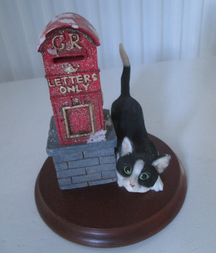 Cat post box - box, wooden
