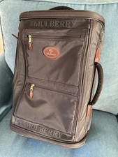 Vintage Mulberry Suit Case On Wheels