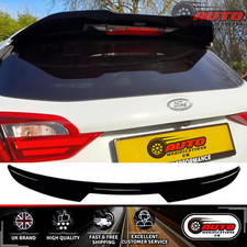 Ford Fiesta MK8 Standard Rear Spoiler Splitter Gloss Black 2018-2024
