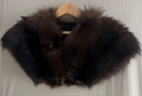 Vintage real silver - silver, fur