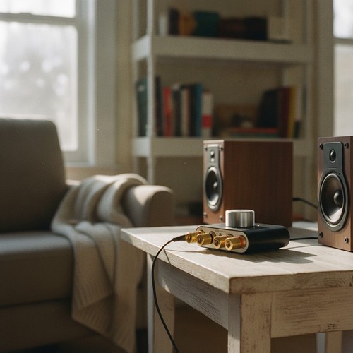 Powerful mini amplifier - mini, hi-fi