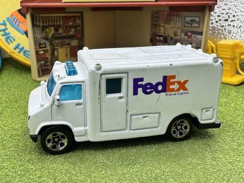 1998 hot wheels fedex world - fedex,