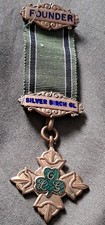 Vintage Enamel founder medal