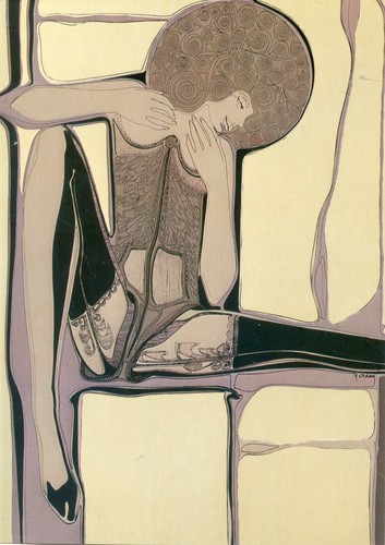 Cpsm style mucha yvon adam - mucha,