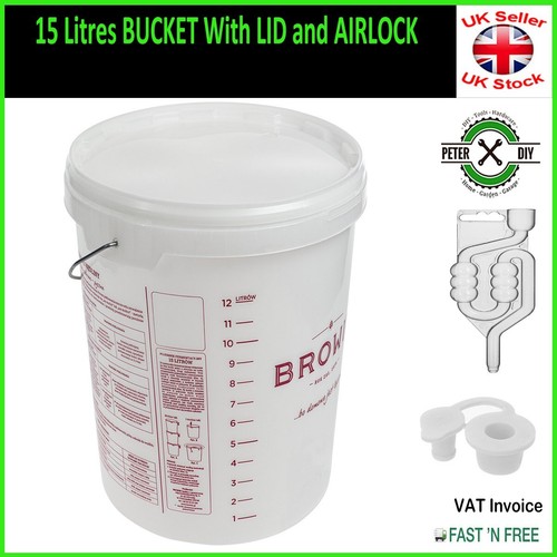 15l litre fermentation bucket - 15l,