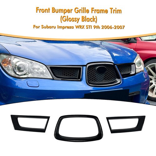 Gloss black front grille - gloss,