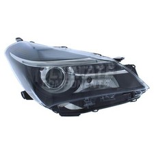 Headlight For Toyota Yaris 2014-> LED DRL Projector Headlamp Black Drivers Side