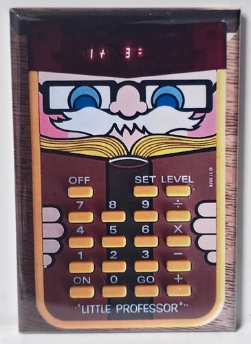 Little professor magnet x - magnet,