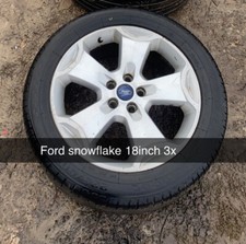 Ford Kuga Snowflakes 2008-2014 Alloys With Tyres 235/50/R18 8v4j1007bb 5x114mm