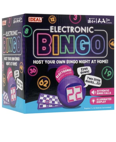 Electronic bingo machine with - machine,