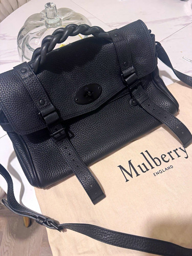 Mulberry alexa black pebbled - mulberry,