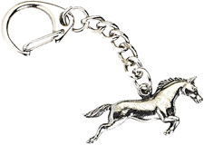 Horse Keyring Key Chain Racing