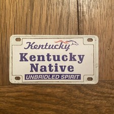 bike lic. plate kentucky