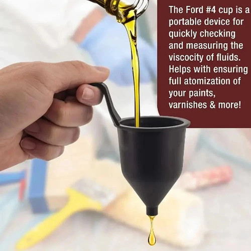 Paint viscosity measuring cup - measuring,