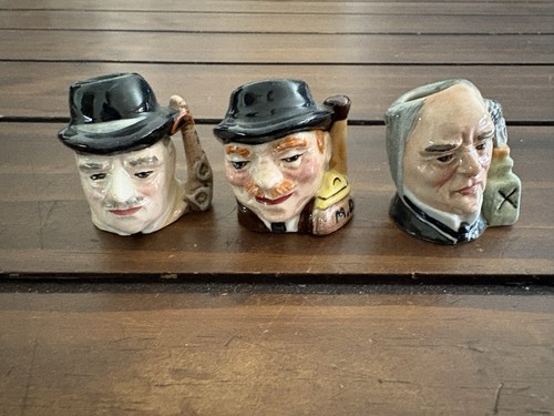 Vintage mini toby mugs by - vintage,