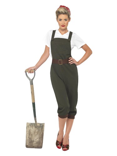 Ww2 land girl costume - costume,, green