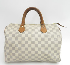 Authentic Louis Vuitton Damier Azur Speedy 30 Hand Bag F#48011