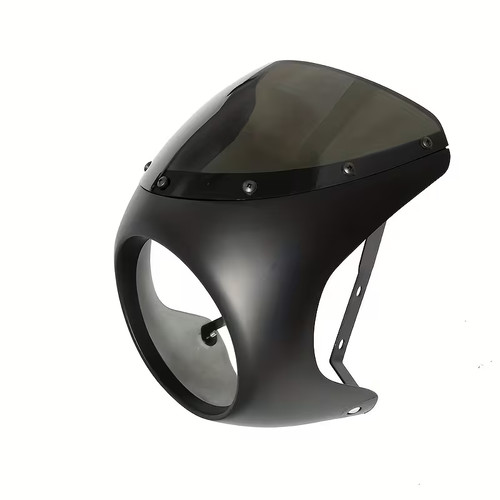 Black headlight top fairing - /,