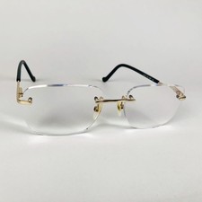 LOZZA eyeglasses GOLD RIMLESS