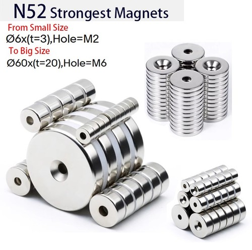 Various neodymium countersunk - various,